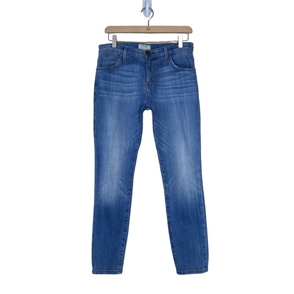 Current/Elliott Womens 26 The Slouchy Stiletto Jean Medium Wash